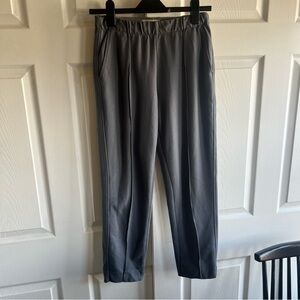EVERLANE The Dream Pant Slate Gray Knit Pants Pull On Drawstring